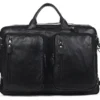 Full-Grain Leather Travel Duffle Bag
