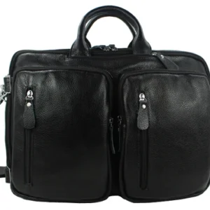 Full-Grain Leather Travel Duffle Bag