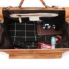 Vintage Genuine Leather Travel Duffel Bag