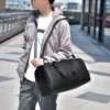 Large Capacity Travel Duffle Bag with Shoe Compartment