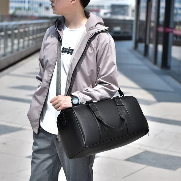 Large Capacity Travel Duffle Bag with Shoe Compartment