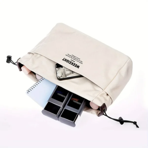 Canvas Multi-Pocket Travel Organizer Bag