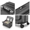 20-Inch Expandable Front-Opening Luggage