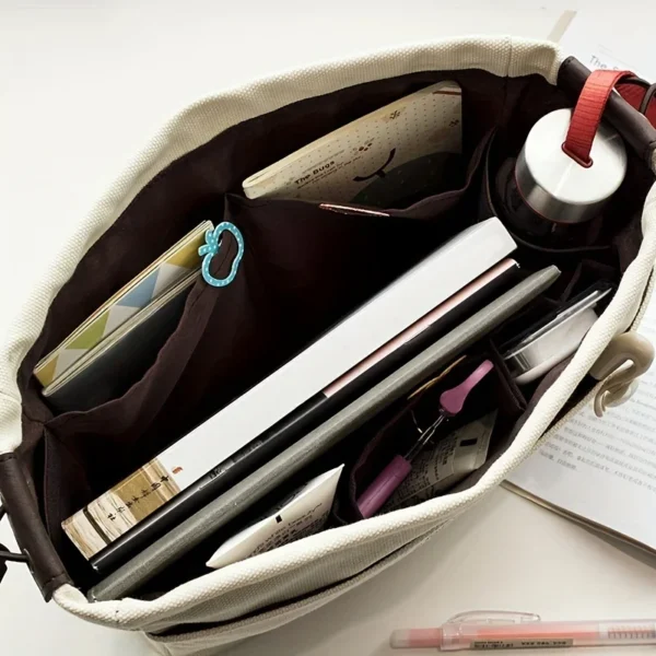 Canvas Multi-Pocket Travel Organizer Bag