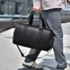 Large Capacity Travel Duffle Bag with Shoe Compartment