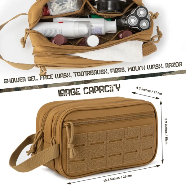Tactical Hanging Toiletry Bag