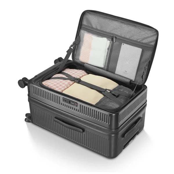 20-Inch Expandable Front-Opening Luggage