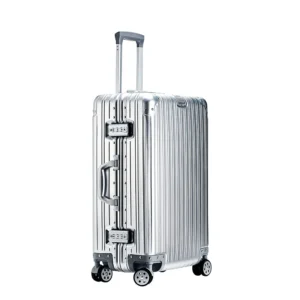 20-Inch Aluminum Carry-On Suitcase with TSA Lock