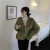 Women's Teddy Fleece Cardigan Jacket