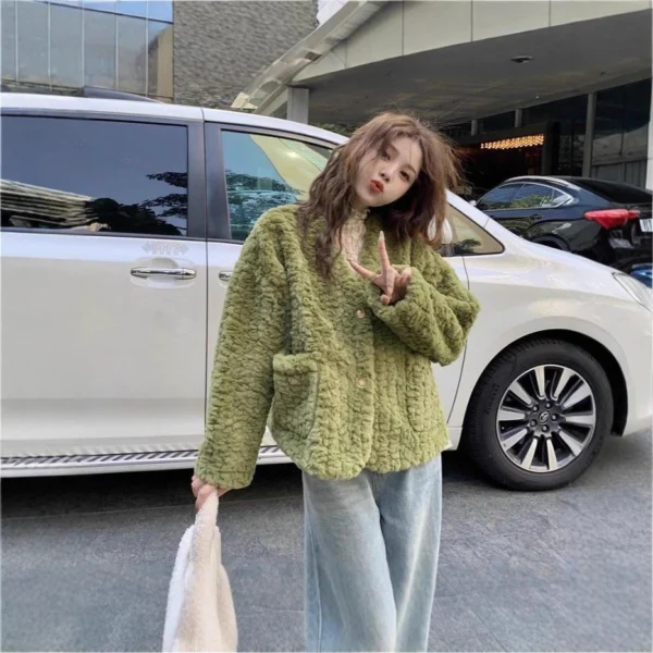 Women's Teddy Fleece Cardigan Jacket
